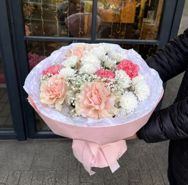 Букет цветов "Взгляд через время"